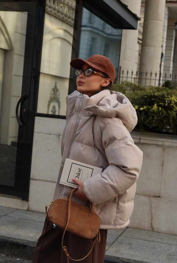 Пуховик з кашеміру