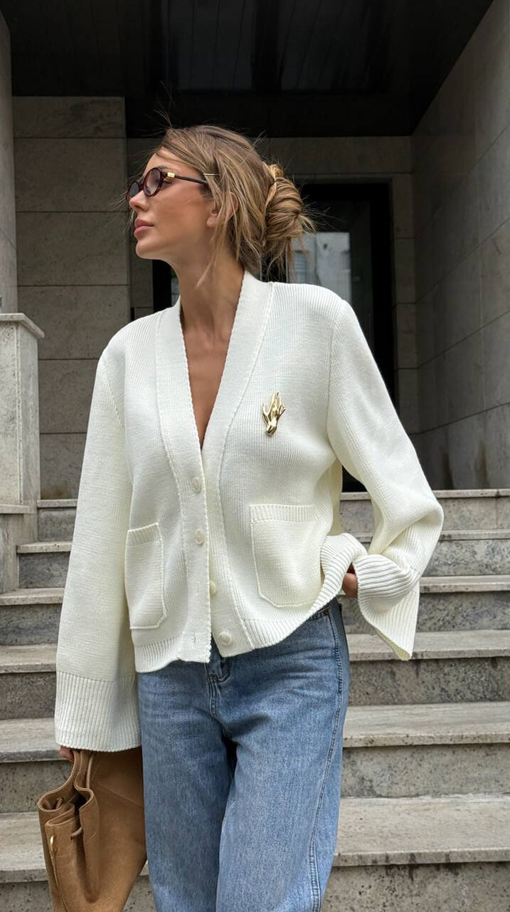 Кардиган з альпакою 